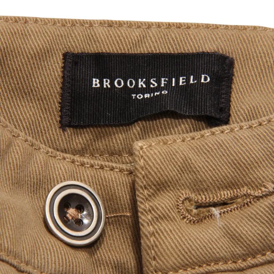 3200AZ PANTALONE UOMO BROOKSFIELD IVY SLIM MAN INDIGO DYEING TROUSERS