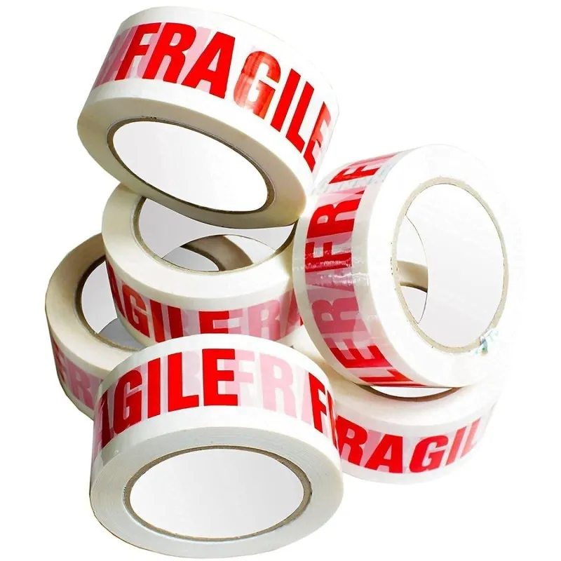 36 ROTOLI DI NASTRO ADESIVO FRAGILE 48X132