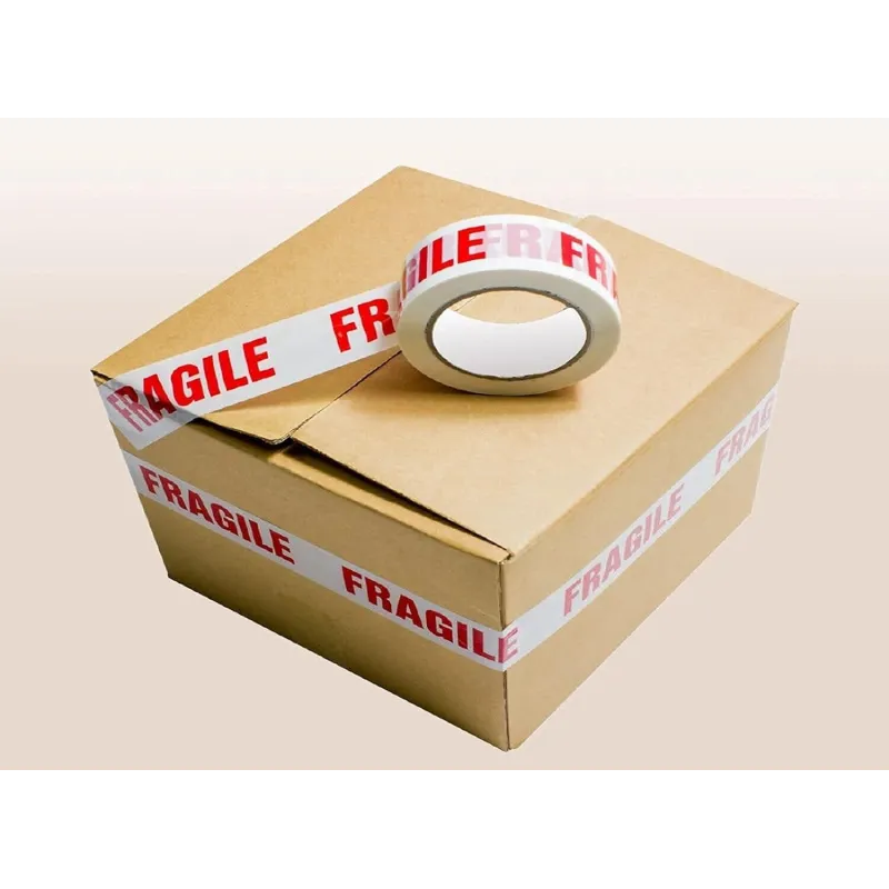 36 ROTOLI DI NASTRO ADESIVO FRAGILE 48X132