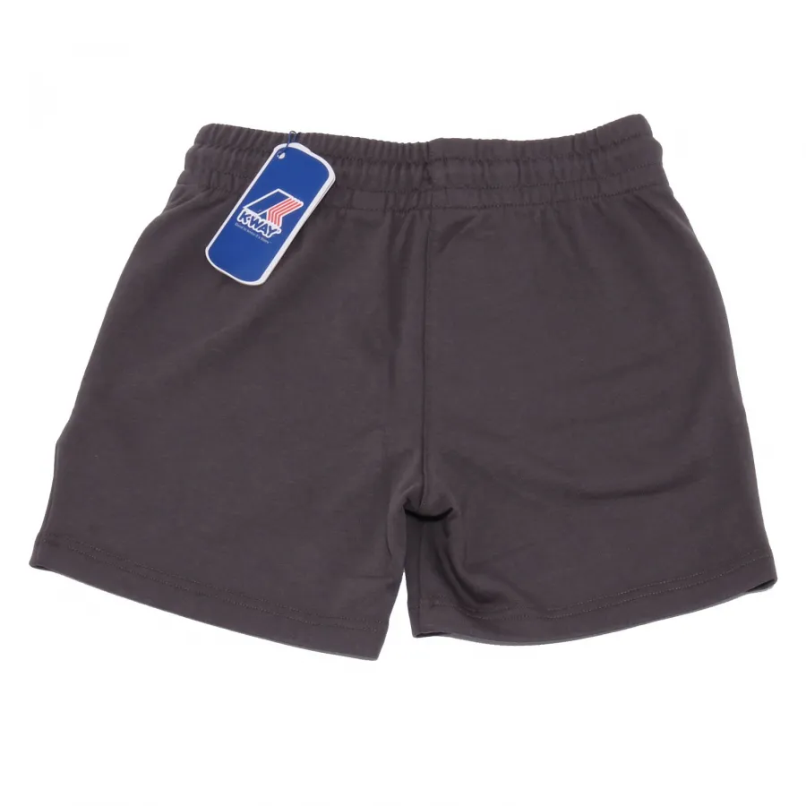 5090AB bermuda tuta bimbo BOY K-WAY GREY sweatpant shorts kid