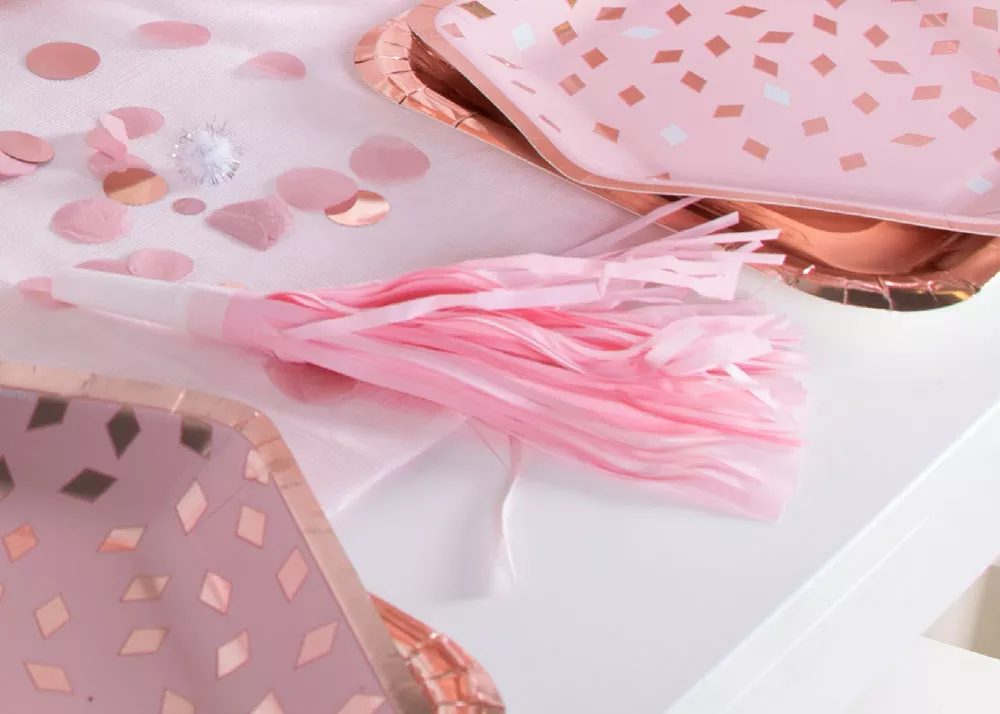 8 corna orpello oro rosa