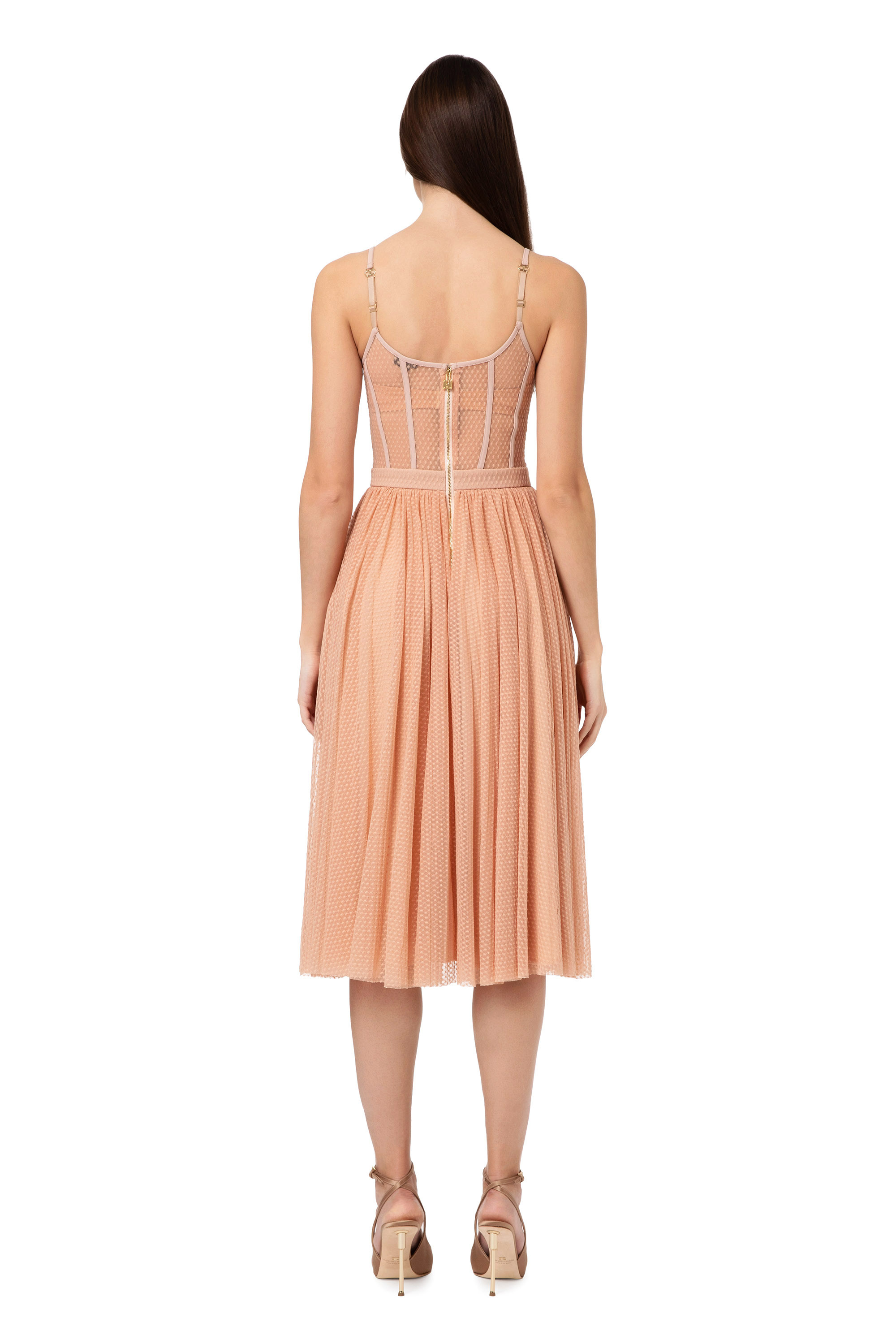 Abito bustier in tulle