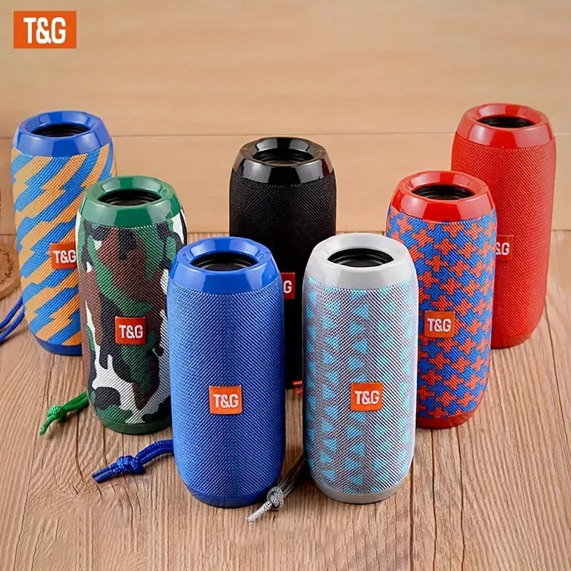 Altoparlante Portatile Wireless Con Bassi: Goditi La Musica Ovunque Con Il Cavo Di Ricarica, Il Cavo Aux, FM TF USB Plug-in Card