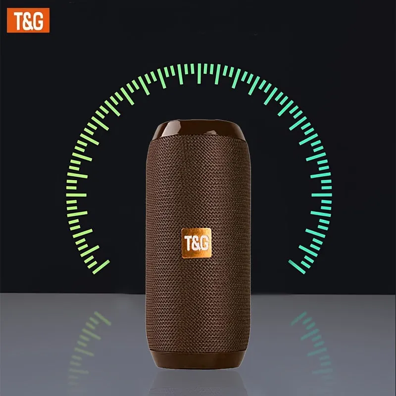 Altoparlante Portatile Wireless Con Bassi: Goditi La Musica Ovunque Con Il Cavo Di Ricarica, Il Cavo Aux, FM TF USB Plug-in Card