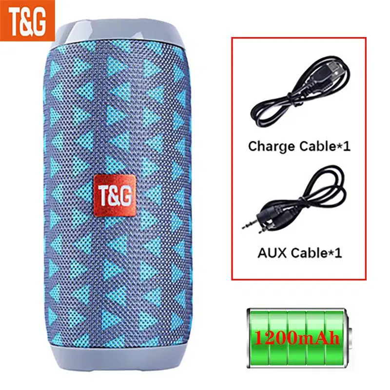 Altoparlante Portatile Wireless Con Bassi: Goditi La Musica Ovunque Con Il Cavo Di Ricarica, Il Cavo Aux, FM TF USB Plug-in Card