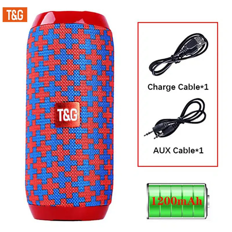 Altoparlante Portatile Wireless Con Bassi: Goditi La Musica Ovunque Con Il Cavo Di Ricarica, Il Cavo Aux, FM TF USB Plug-in Card