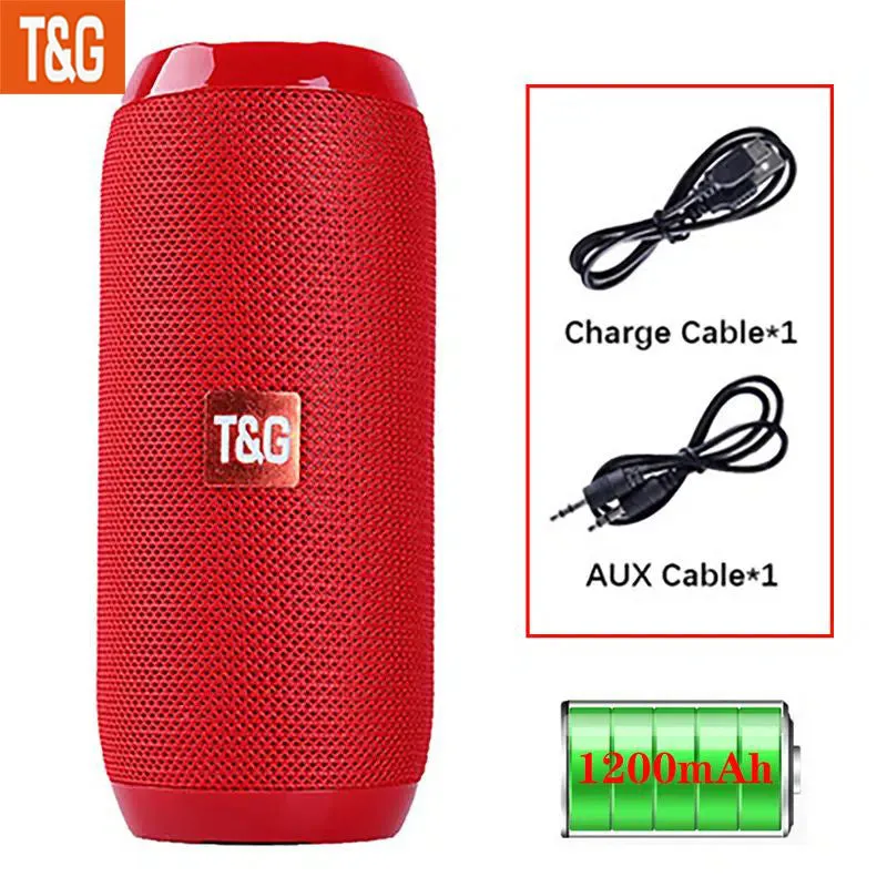 Altoparlante Portatile Wireless Con Bassi: Goditi La Musica Ovunque Con Il Cavo Di Ricarica, Il Cavo Aux, FM TF USB Plug-in Card