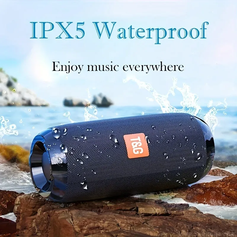 Altoparlante Portatile Wireless Con Bassi: Goditi La Musica Ovunque Con Il Cavo Di Ricarica, Il Cavo Aux, FM TF USB Plug-in Card