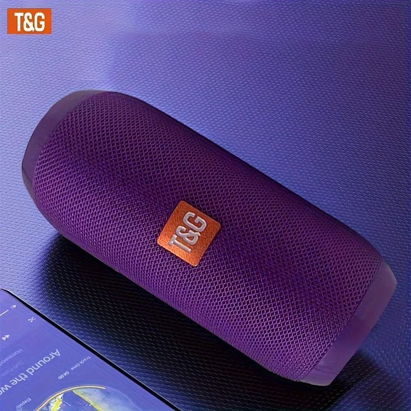 Altoparlante Portatile Wireless Con Bassi: Goditi La Musica Ovunque Con Il Cavo Di Ricarica, Il Cavo Aux, FM TF USB Plug-in Card