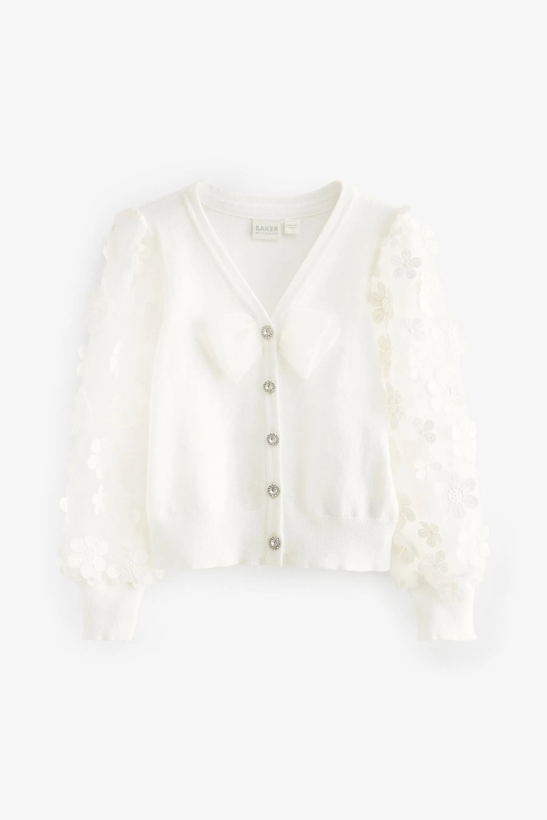 Baker by Ted Baker 3D Flower Cardigan    