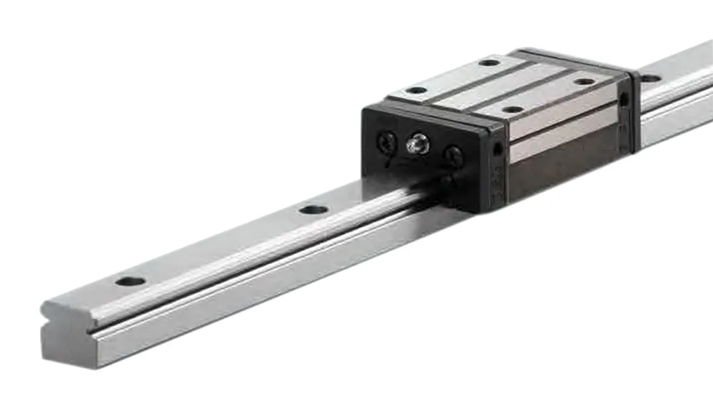Blocco guida NSK, serie NAS, carrello da 56.8mm x 34mm, per guida larga 15mm
