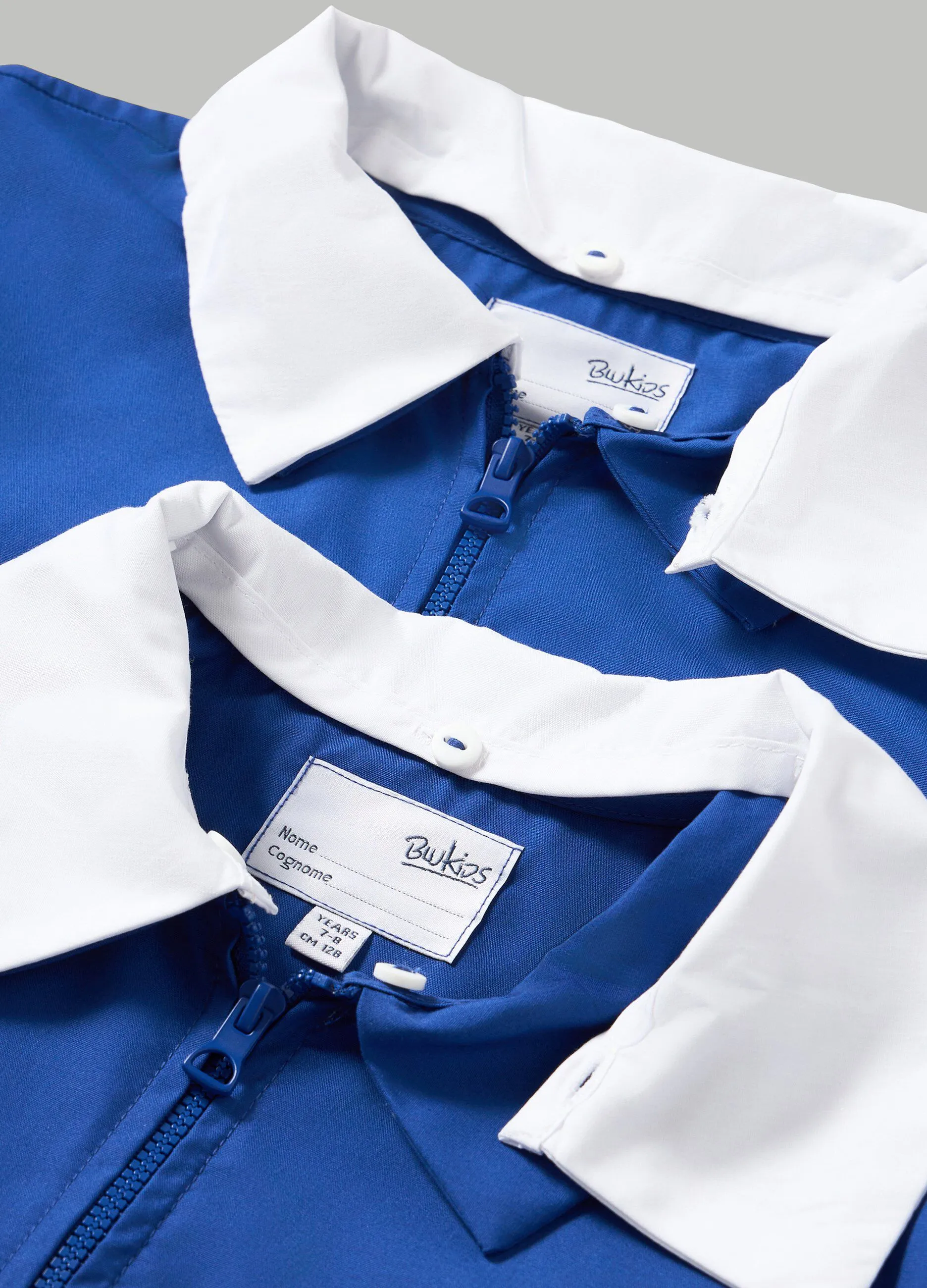 BLUKIDS  Pack 2 grembiuli con zip ragazzo