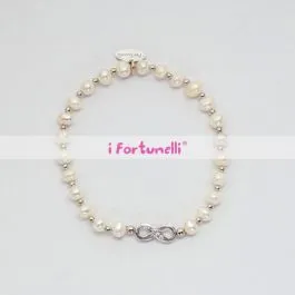 Bracciale I Fortunelli Infinito Bianco - Pein01