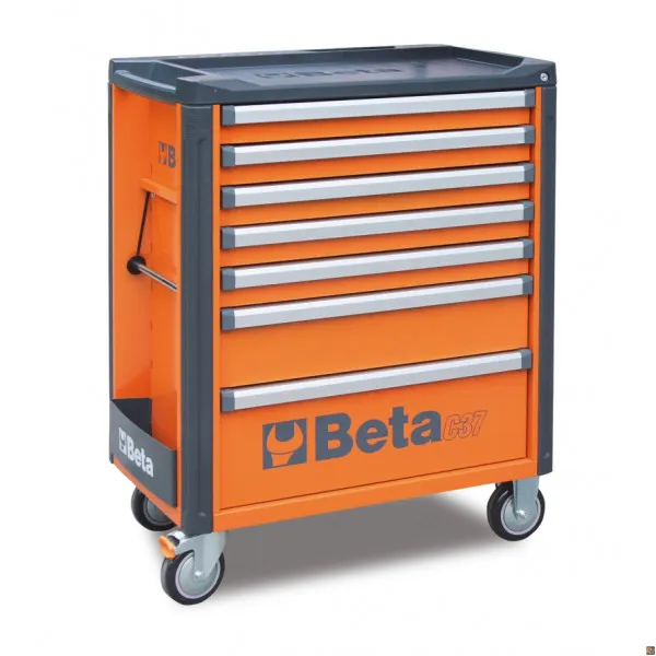 C37/7-O CASSETT.7 DRAWERS VUOTE ORANGE C37 7/O BETA UTENSILI 037000071