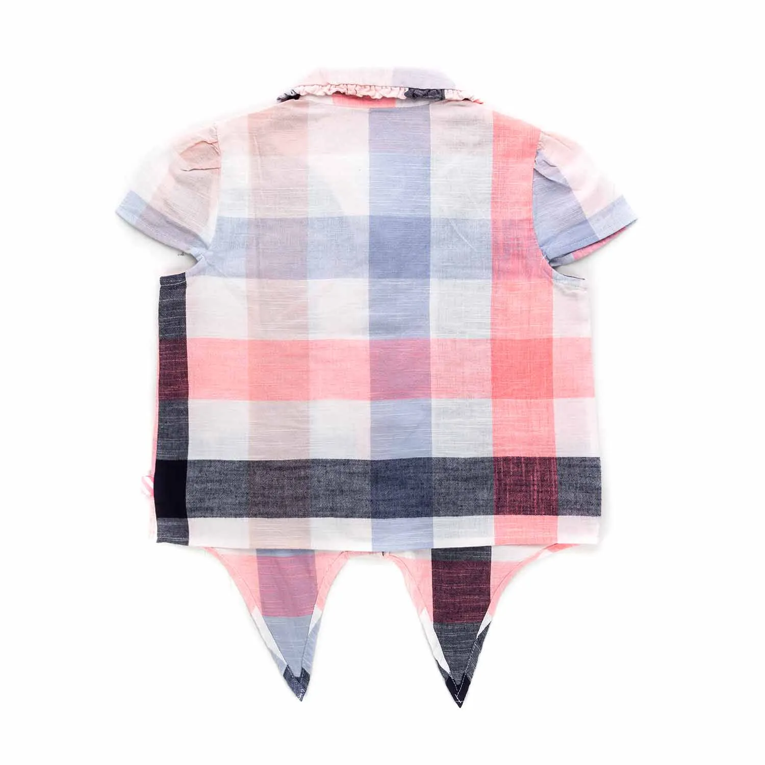 Camicia A Quadri Per Bambina