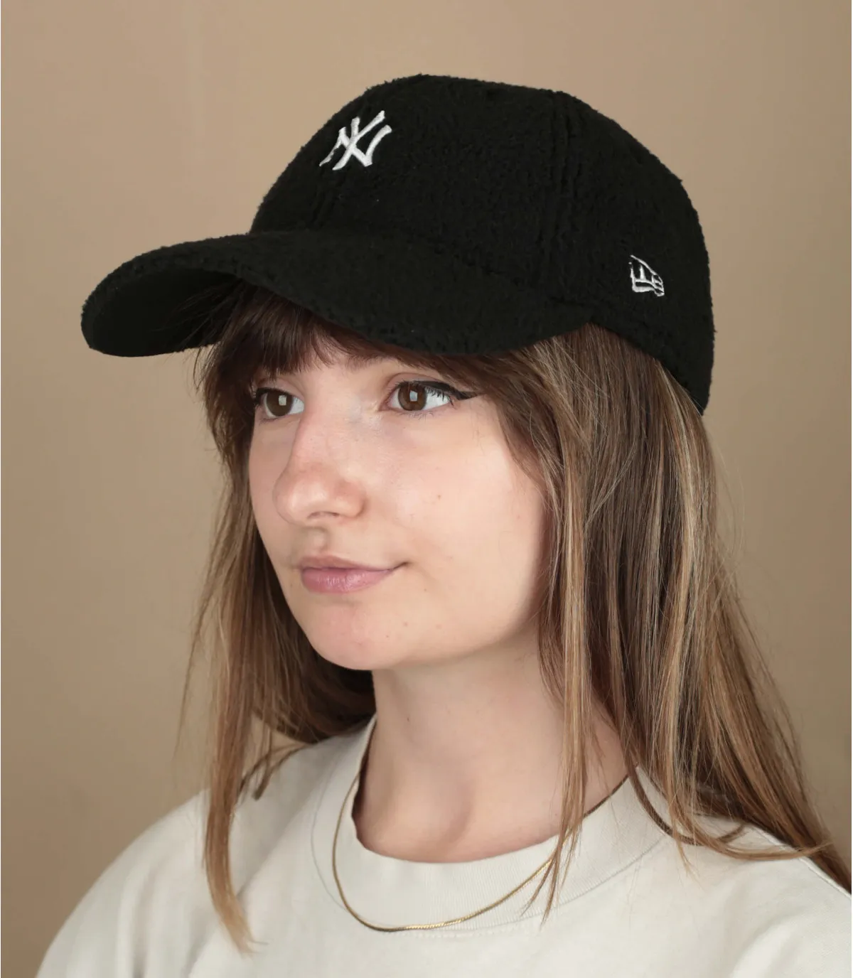  Cappello da baseball da donna NY nero Cappellini Wmn Teddy 9Forty NY black     