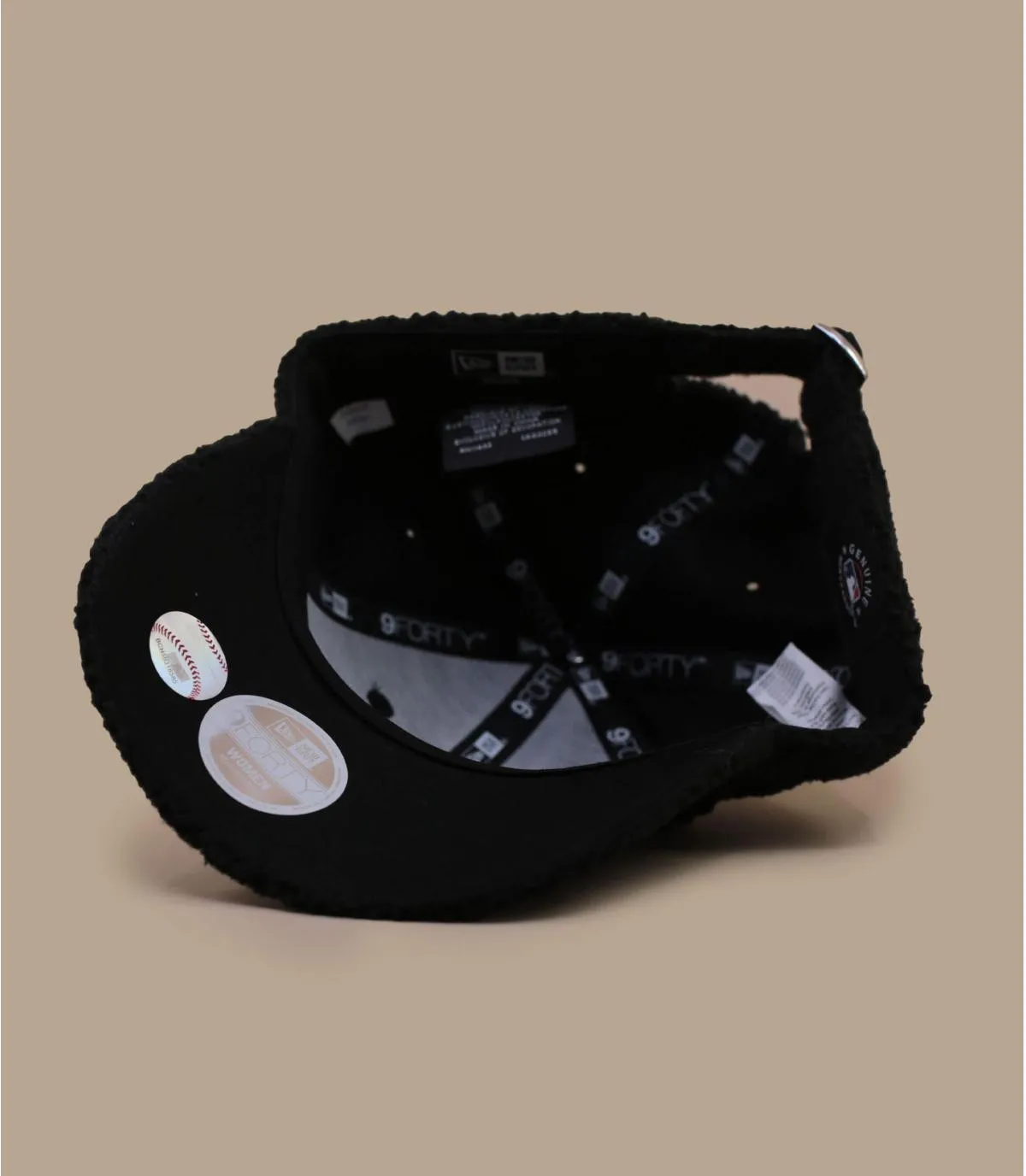  Cappello da baseball da donna NY nero Cappellini Wmn Teddy 9Forty NY black     