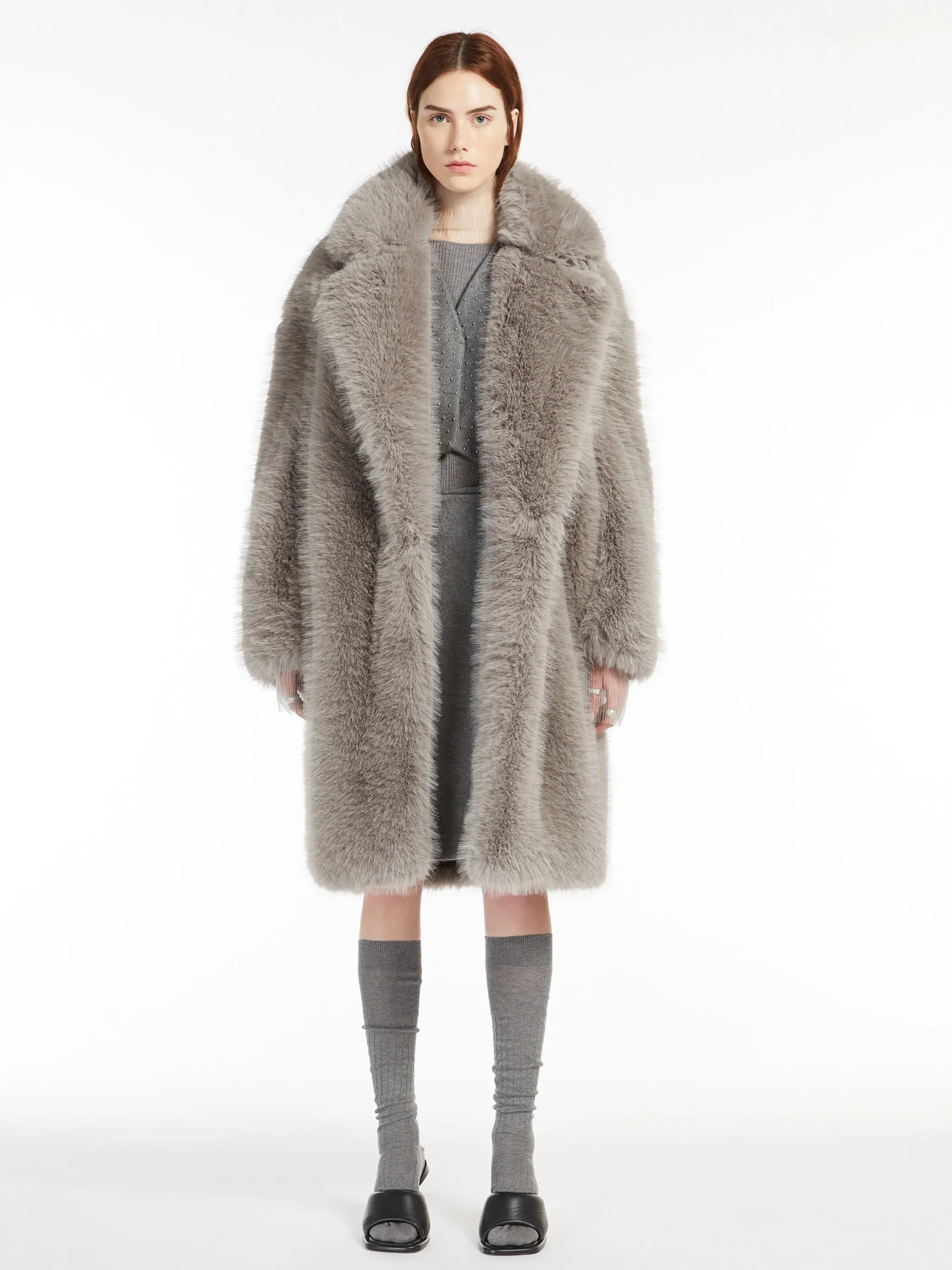 Cappotto in faux fur Manico