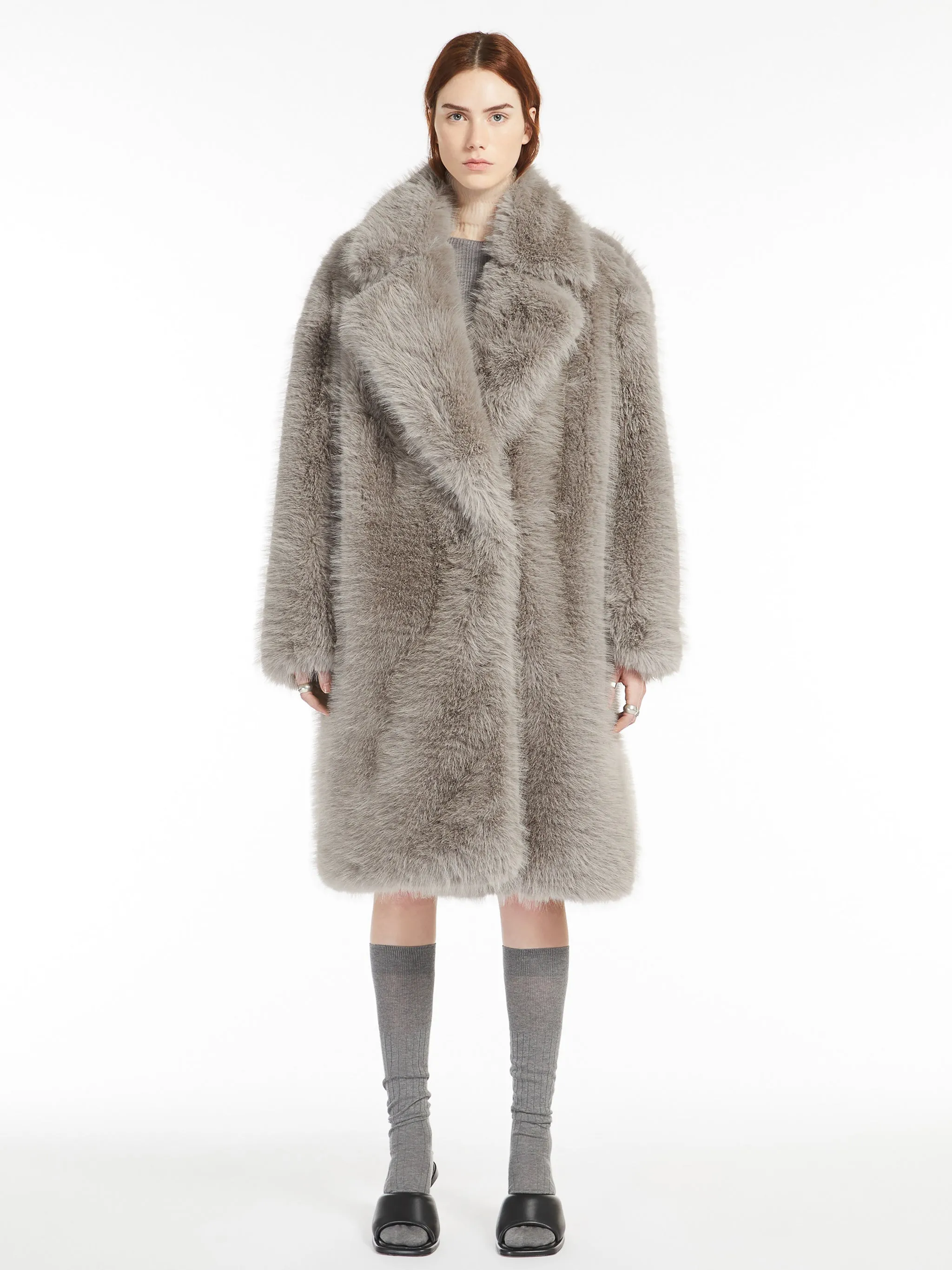 Cappotto in faux fur Manico