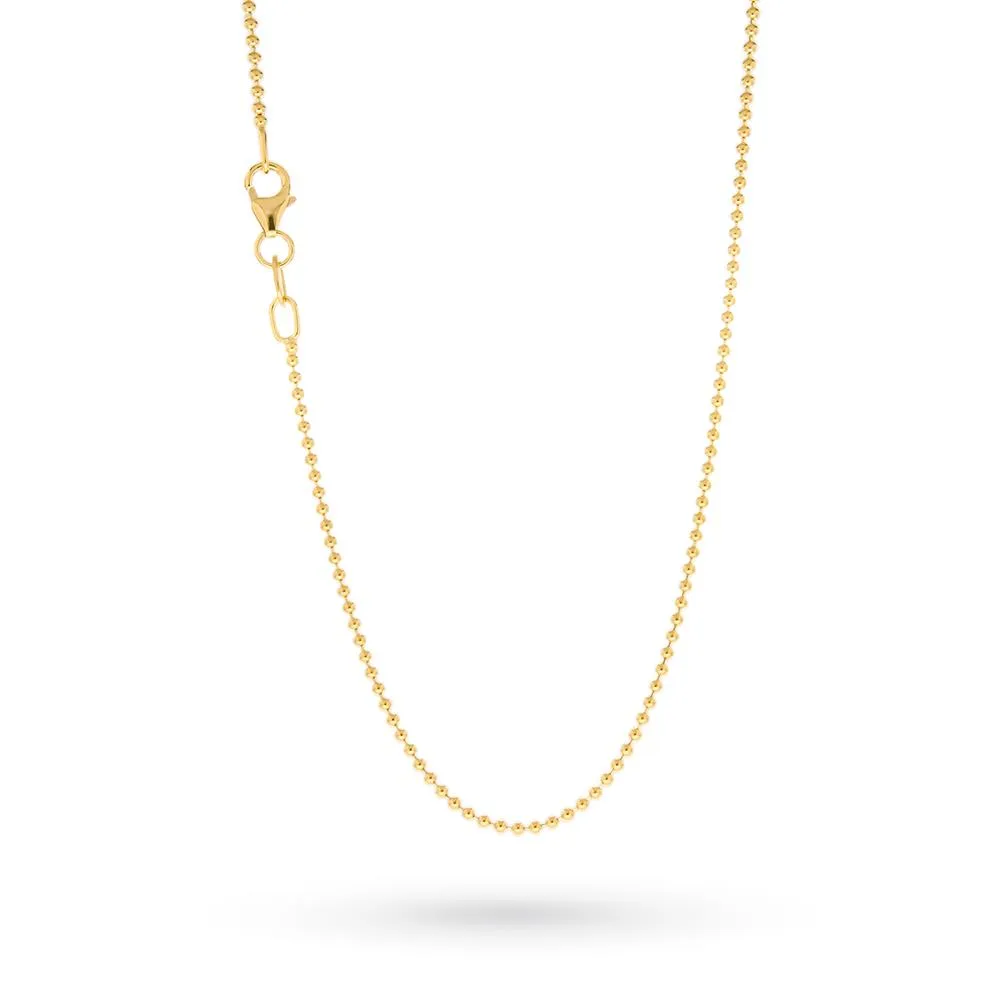 Catenina pallini oro giallo 18kt Ø1mm 40cm