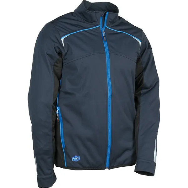 COFRA GIACCA SOFTSHELL GALPONES COLORE NAVY/NERO/ROYAL TG. S*