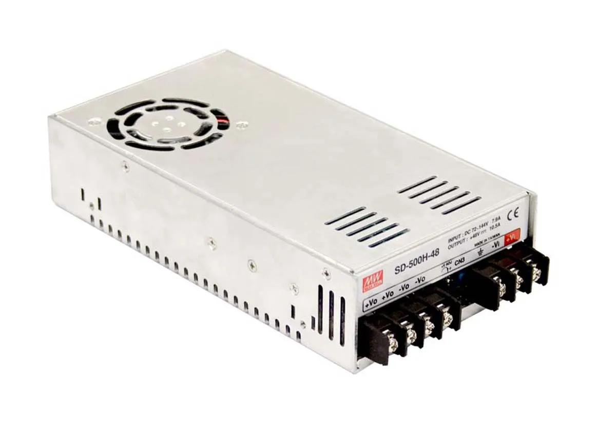 Convertitore c.c.-c.c. 500W, Vin 72 → 144 V c.c., Vout 12V cc, 2kV ac