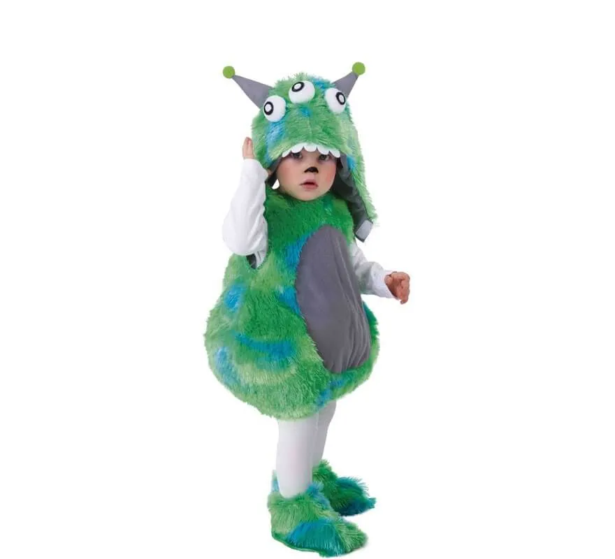 Costume da Alieno verde per bebé
