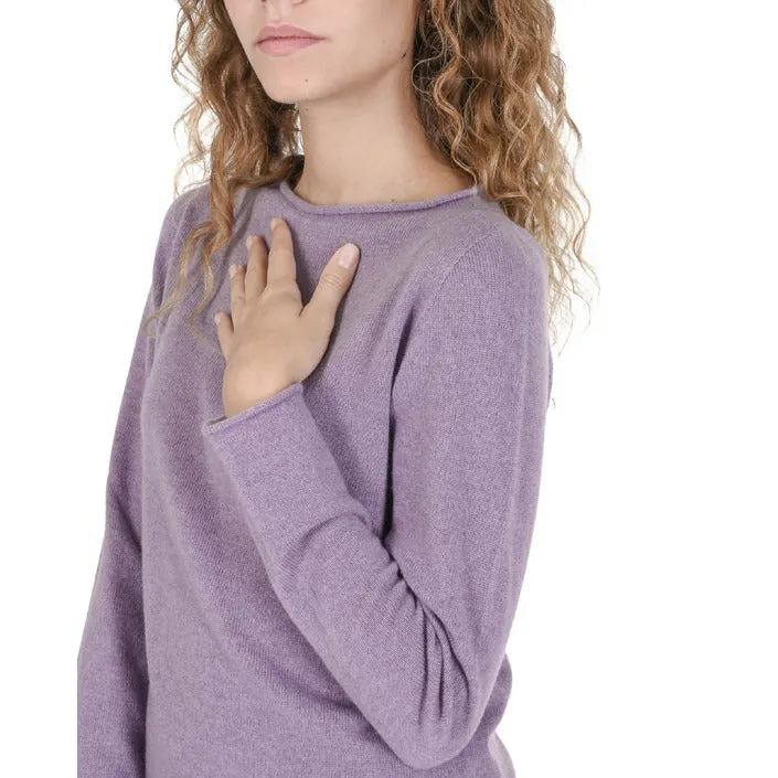 Crown of Edinburgh Cashmere maglia lilla   