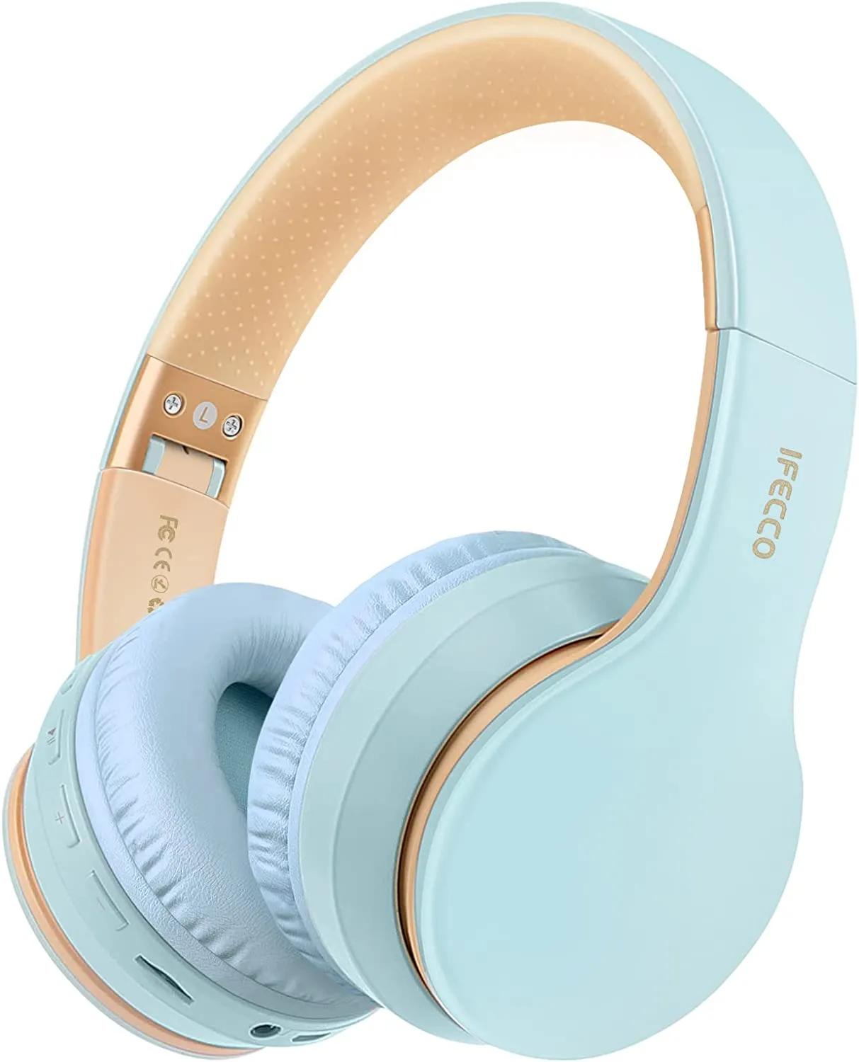 Cuffie Wireless Bluetooth 5.0, Cuffie Con Tempo Di Riproduzione Di 30 Ore, Pieghevoli Con Cuffie Bluetooth Over Ear Supporta Mic