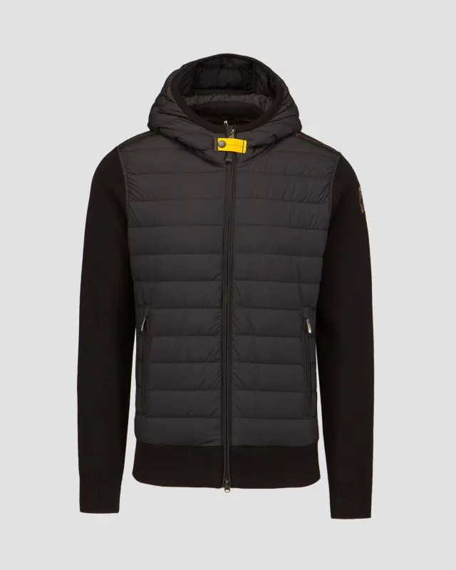 Czarna kurtka hybrydowa męska Parajumpers Illuga 23wmpmhykr02-541