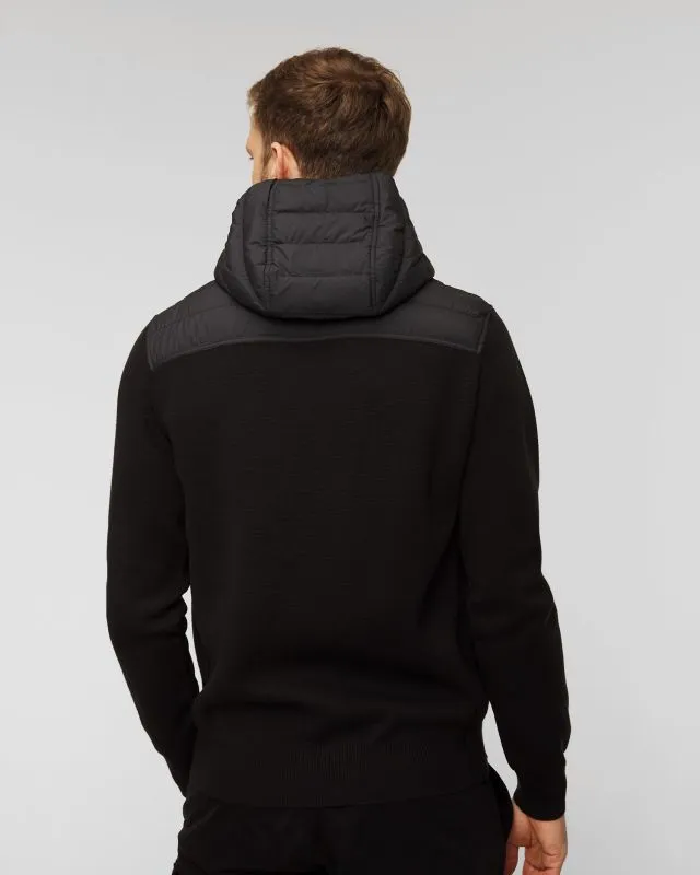 Czarna kurtka hybrydowa męska Parajumpers Illuga 23wmpmhykr02-541