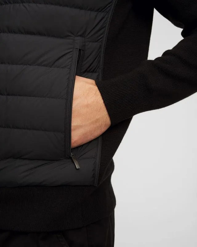 Czarna kurtka hybrydowa męska Parajumpers Illuga 23wmpmhykr02-541