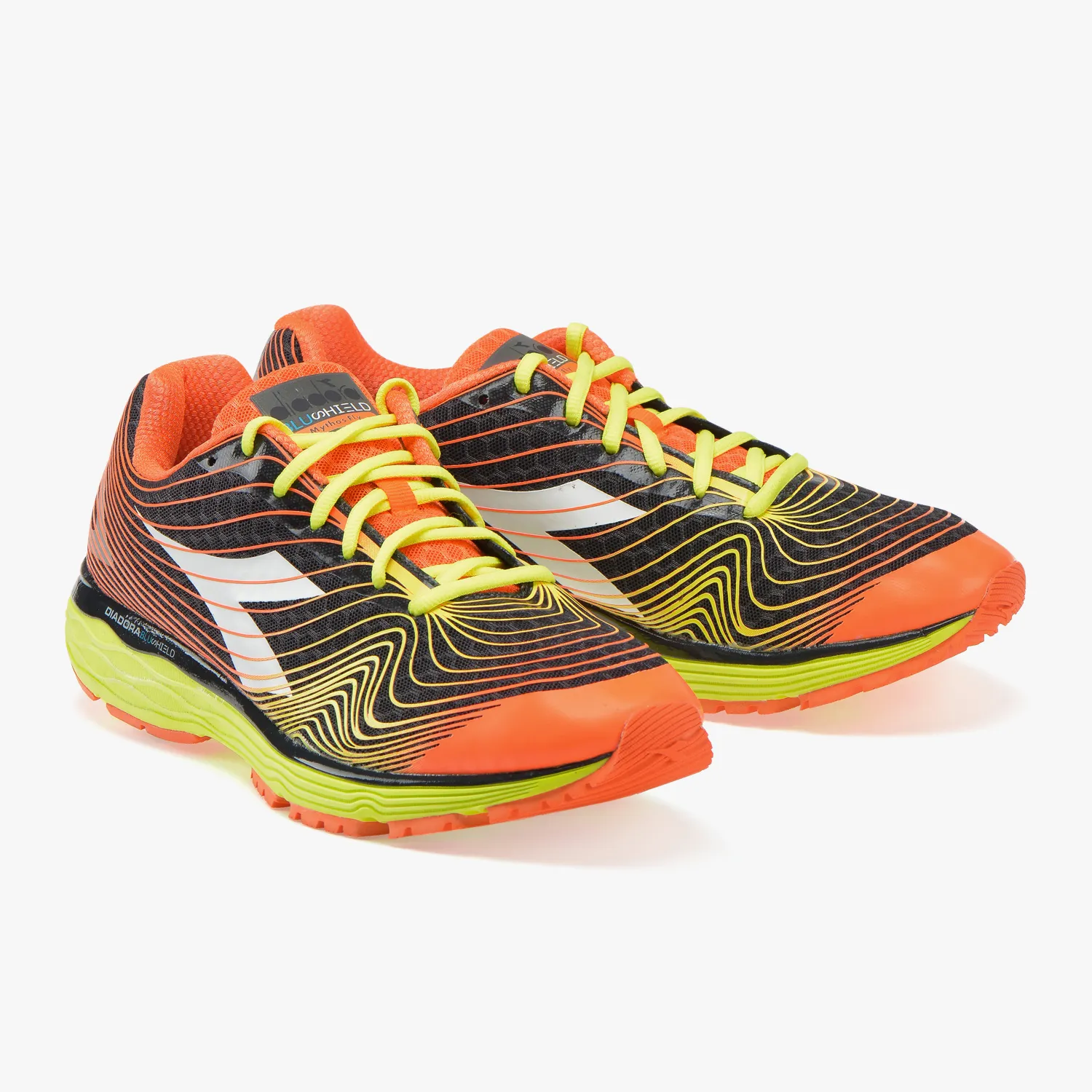 Diadora MYTHOS BLUSHIELD FLY (BLACK YELLOW FLUO)