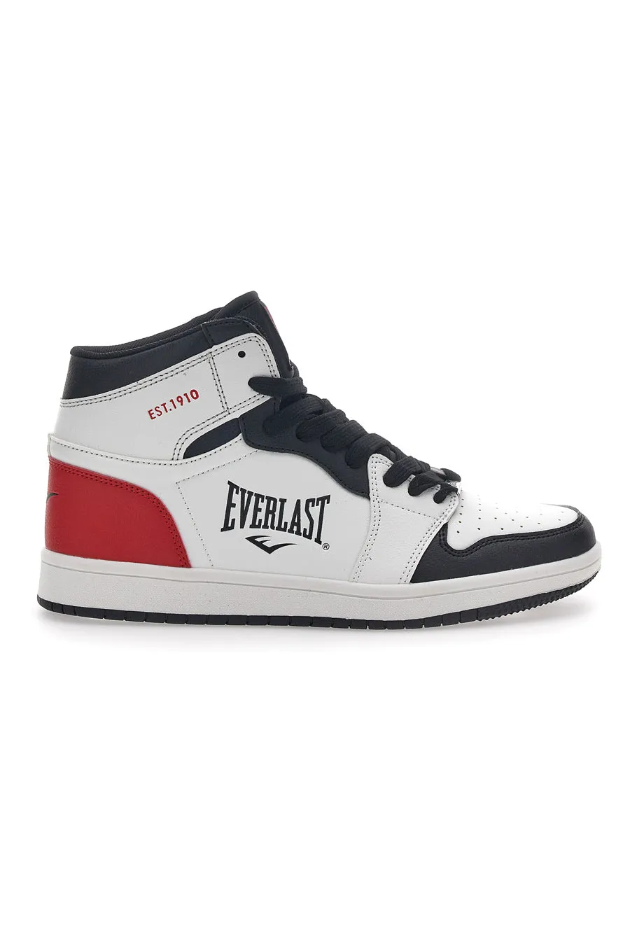   EVERLAST Sneakers Bianche e Nere Mid-Cut Everlast 716