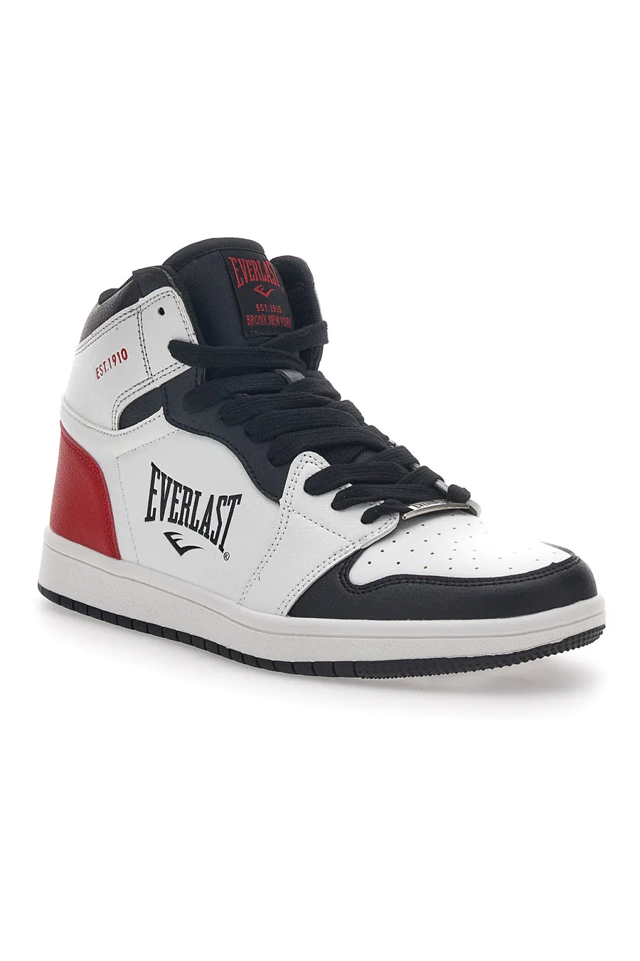   EVERLAST Sneakers Bianche e Nere Mid-Cut Everlast 716
