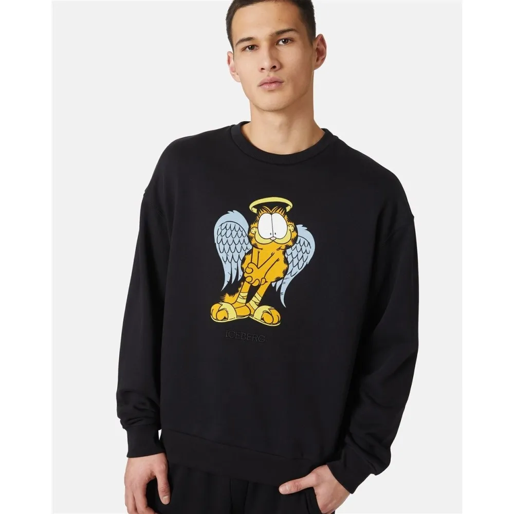 Felpa con disegno garfield Iceberg