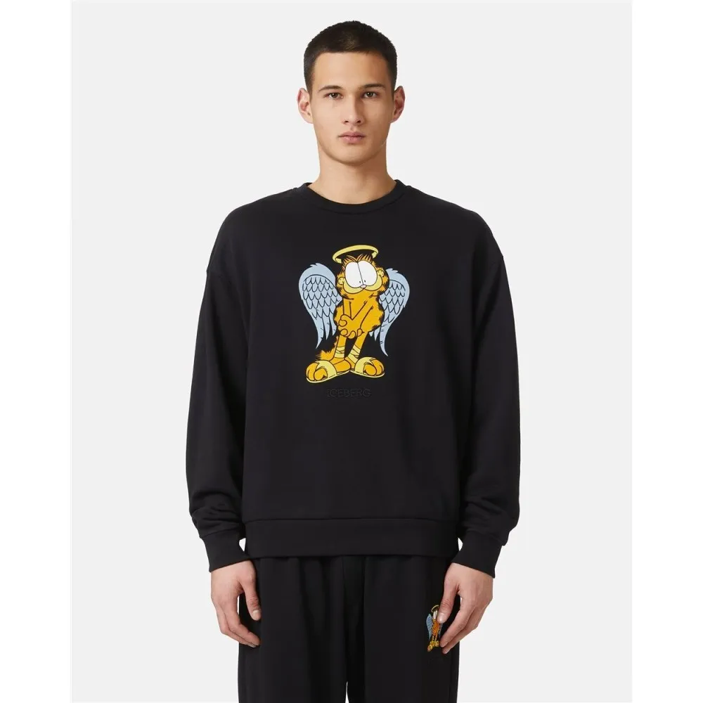 Felpa con disegno garfield Iceberg