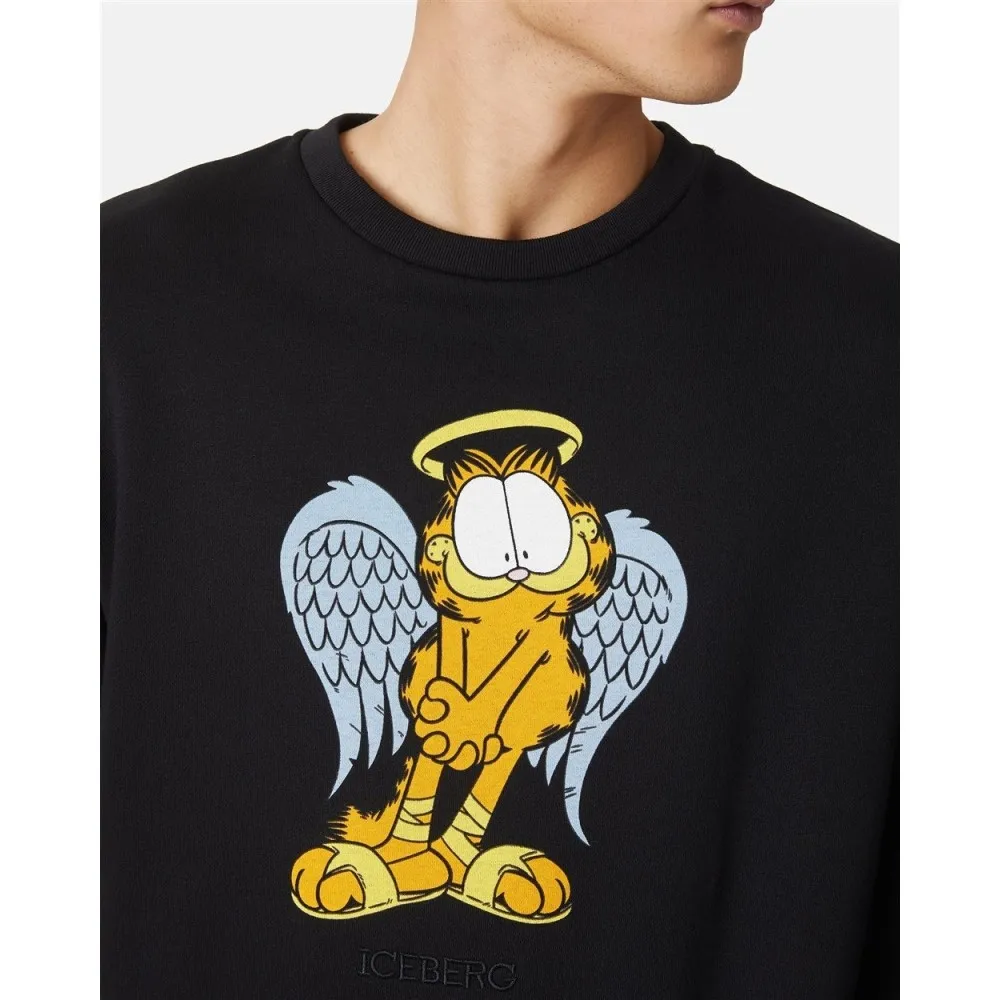 Felpa con disegno garfield Iceberg