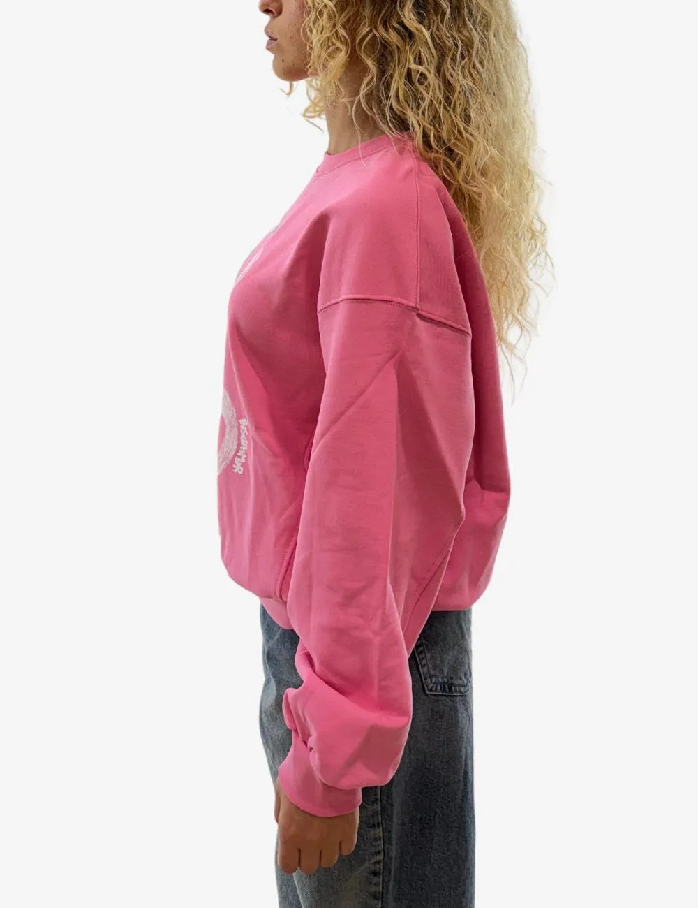Felpa Disclaimer girocollo con orso donna
