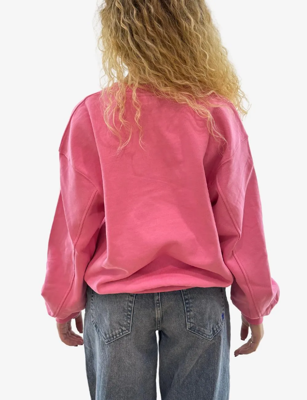 Felpa Disclaimer girocollo con orso donna