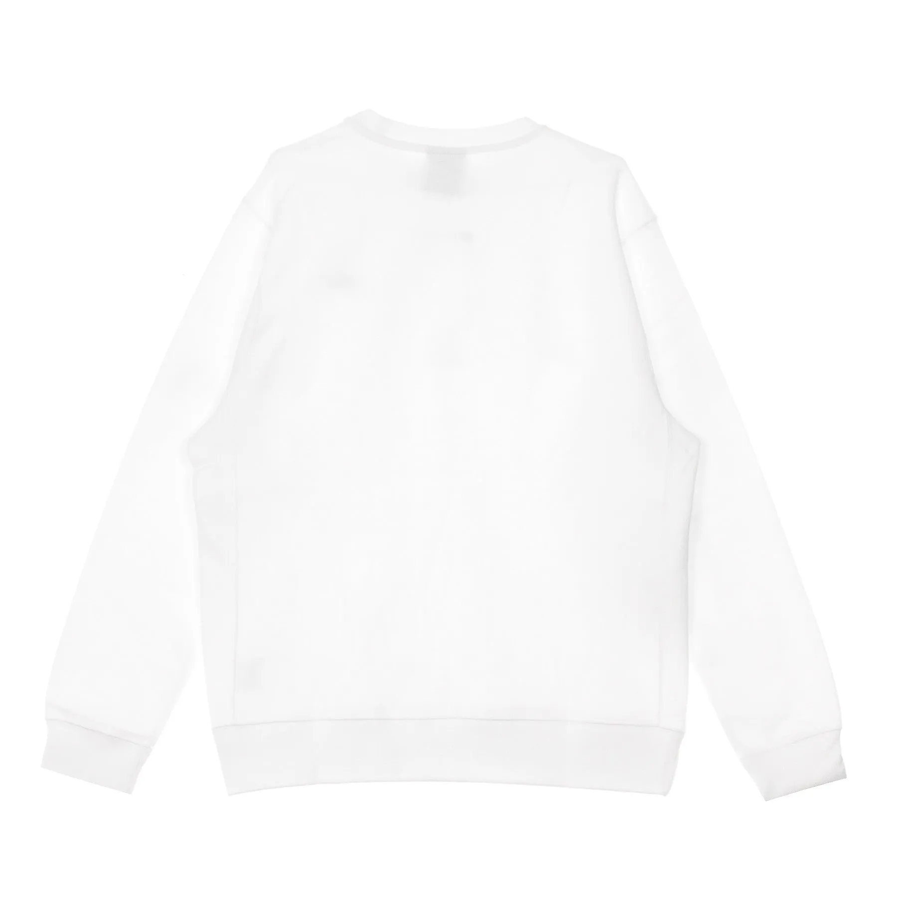 Felpa Girocollo Uomo Club Crew Bb White/black