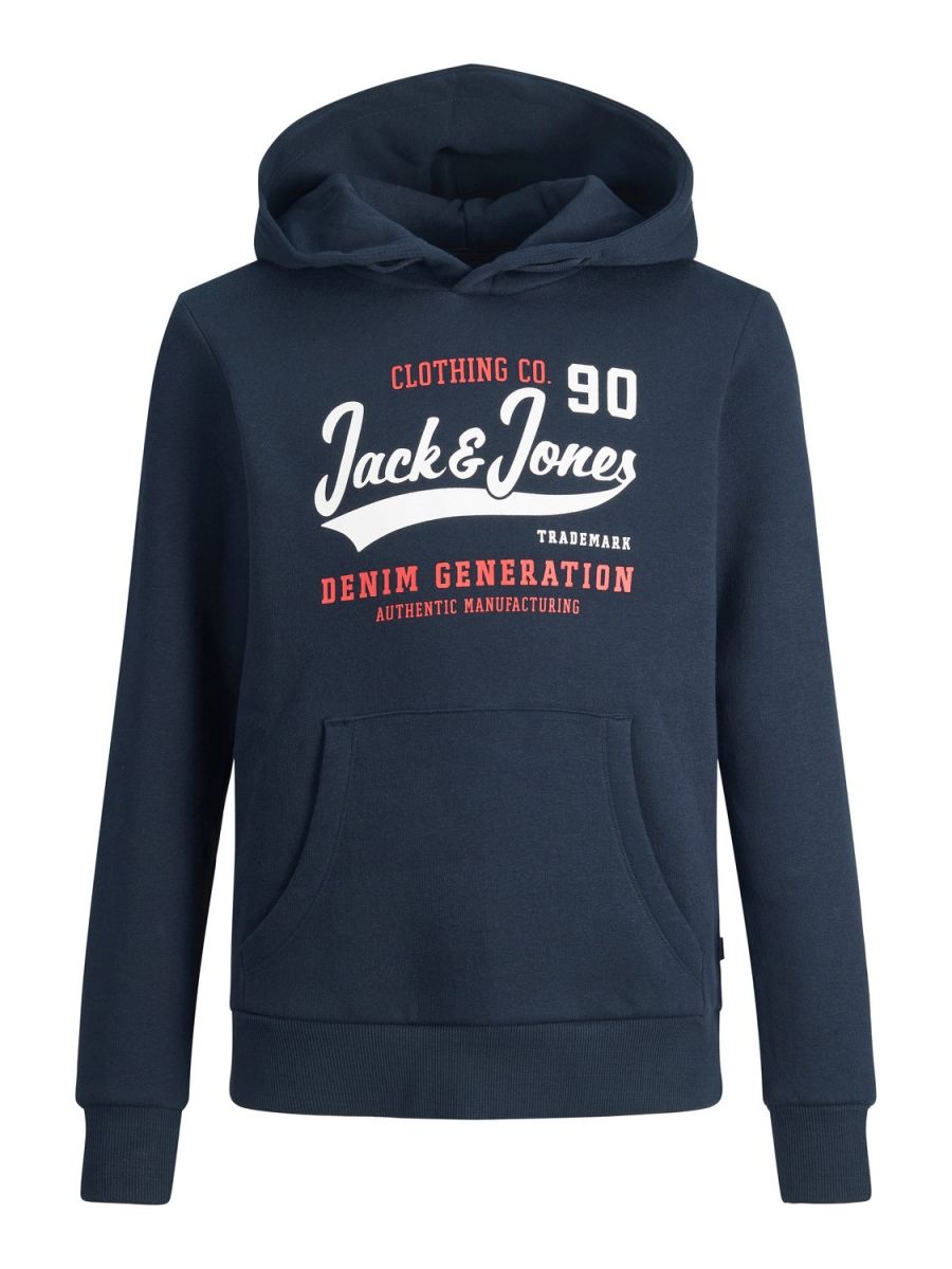 FELPA Ragazzo JACK&JONES 12212287 LOGO SWEAT NAVY BLAZER