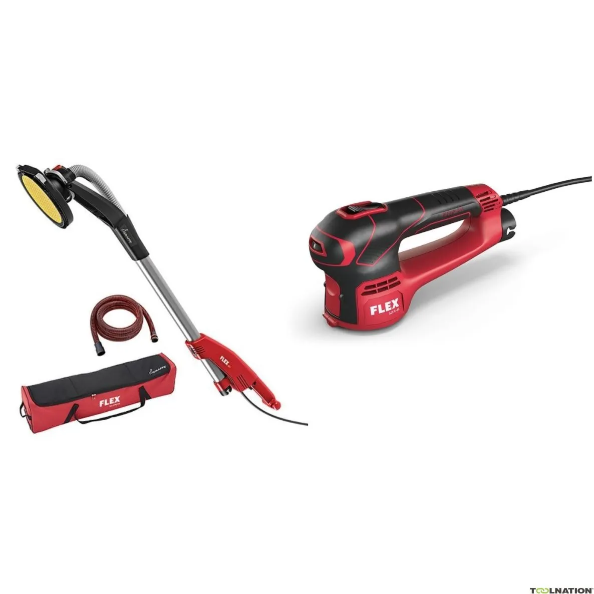 Flex-tools 531027 GE 7 + MH-R + SH Levigatrice per pareti e soffitti Giraffe con sistema di cambio testa + GCE 6-EC Levigatrice 