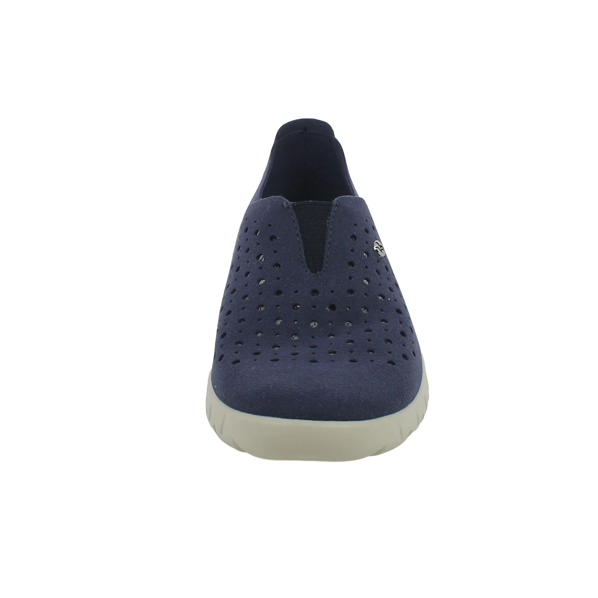 Fly Flot  Slip-on traforata blu 