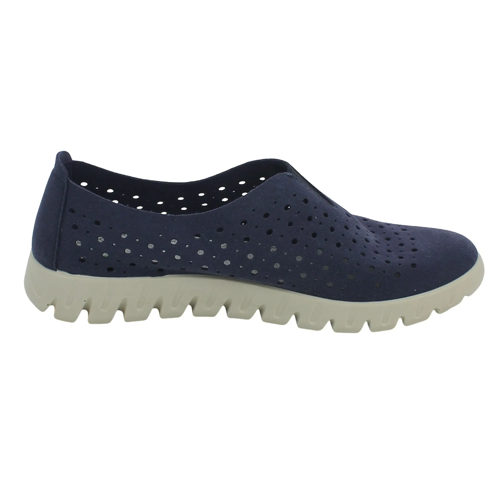 Fly Flot  Slip-on traforata blu 