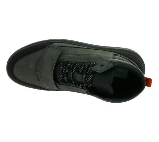 FRETZ men Sem sneakers alte da uomo scarpe alla moda in pelle nabuk con suole in TPU Made in Italy 4413.2482 86 grigio/nero