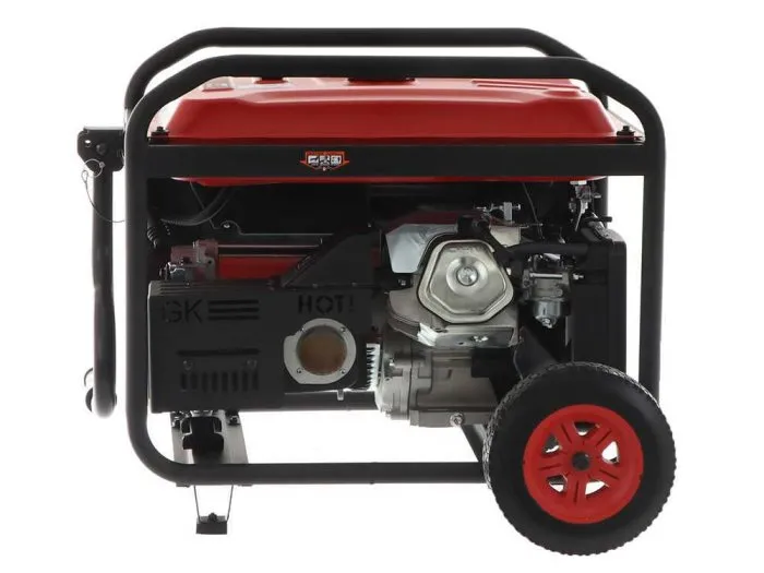 Generatore di corrente monofase 230V 6kW Mosa GE 6900, carrellato motore benzina