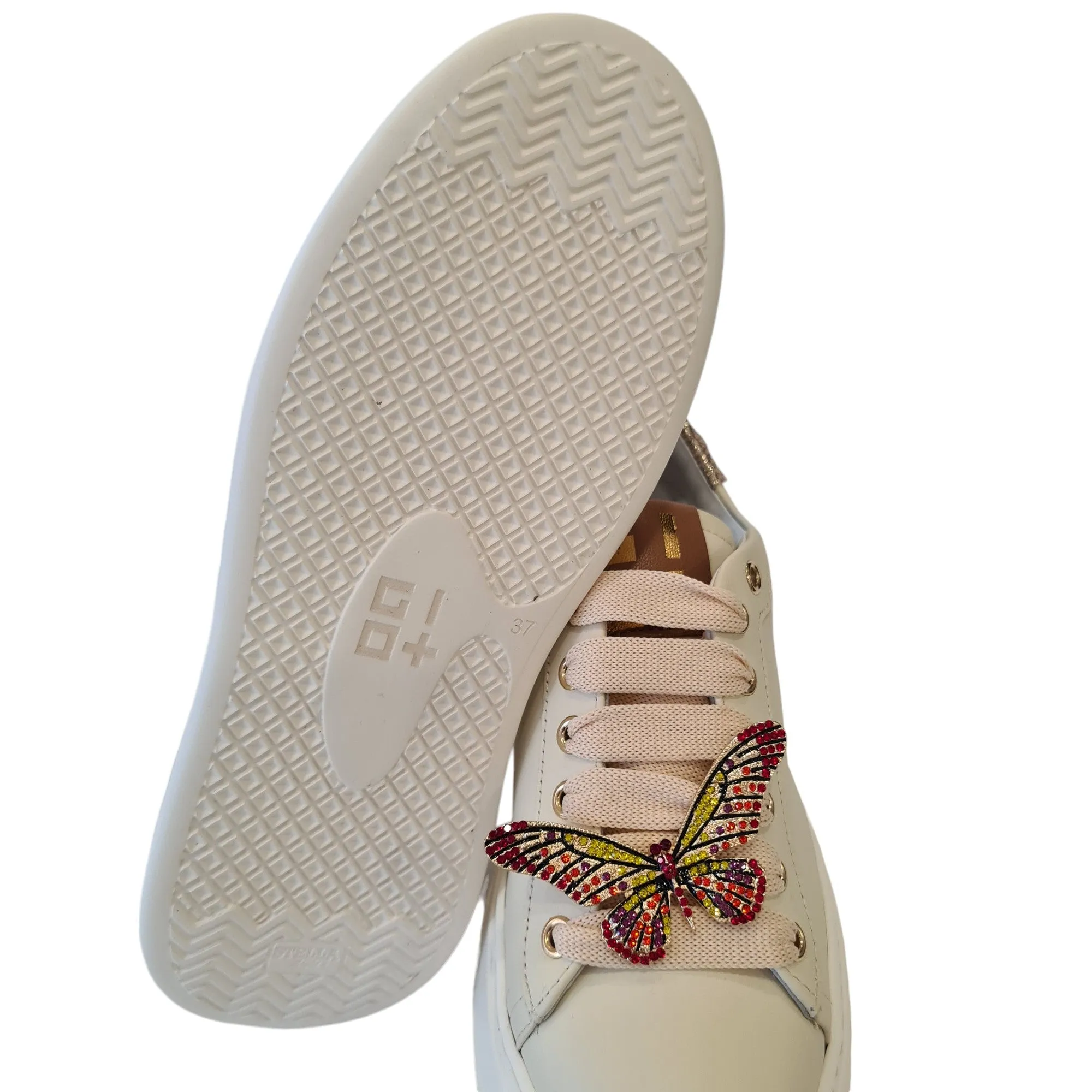 Gio+ Sneakers Donna  Beige-Platino Rif.22