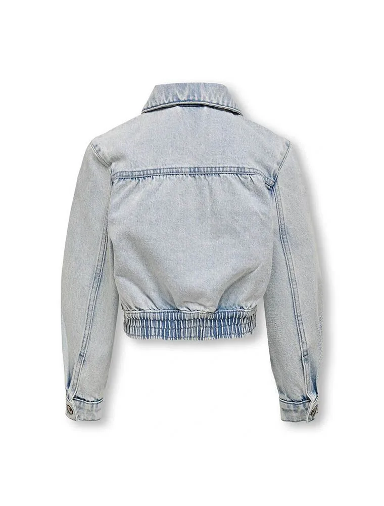 Giubbino In Jeans Only - Light Blue Denim