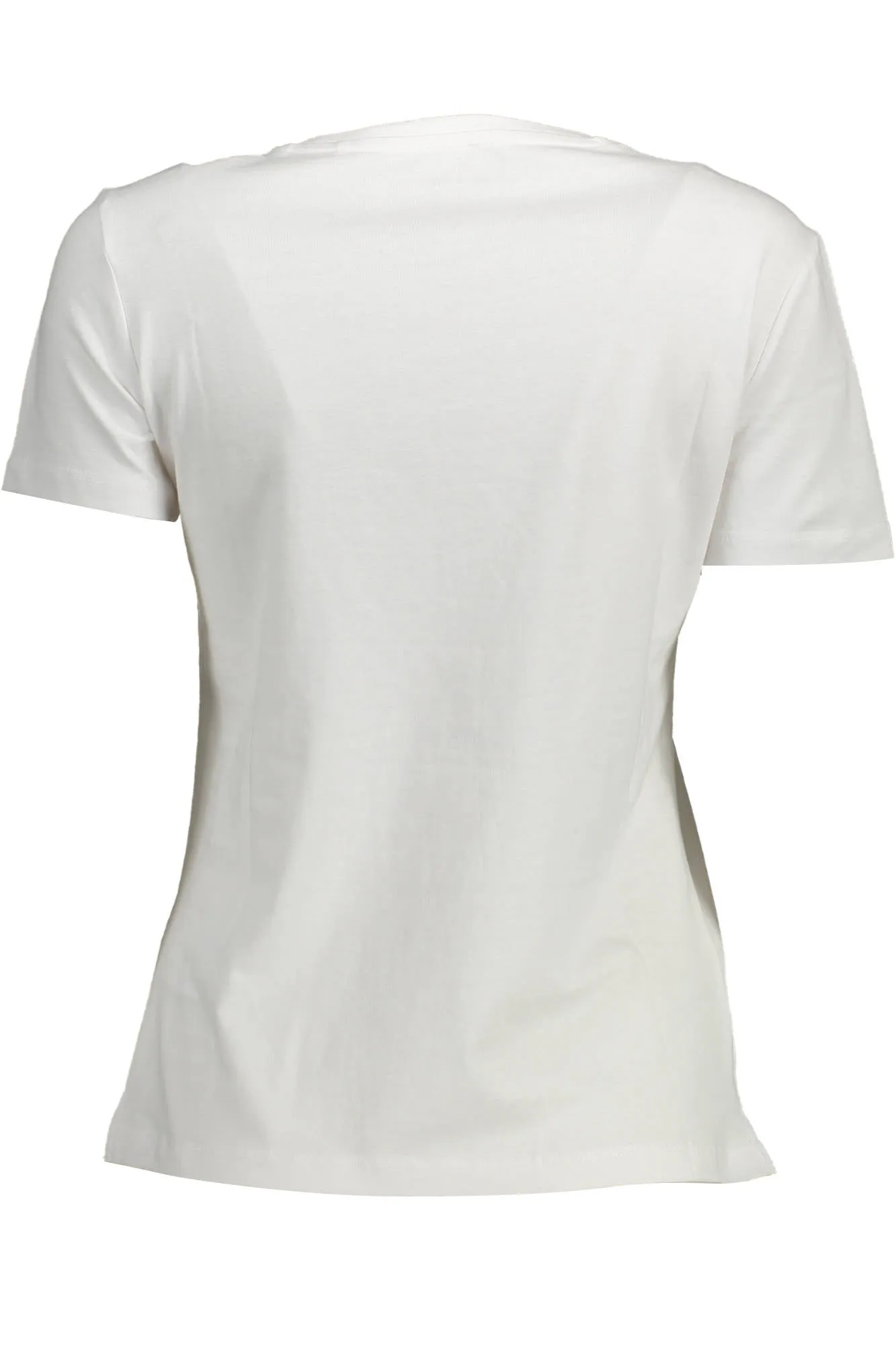 GUESS JEANS T-SHIRT MANICHE CORTE DONNA BIANCO